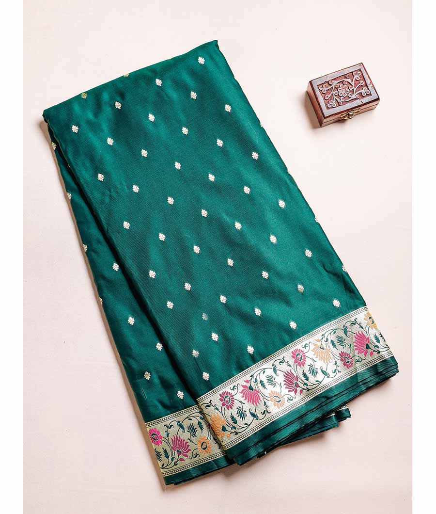 BANARASI GAJI SILK PAITHANI BORDER FABRIC
