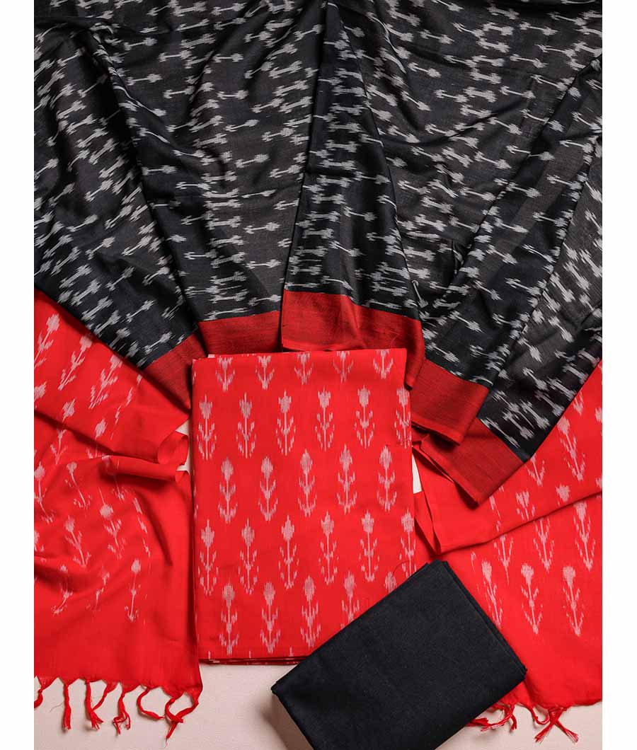 PURE MERCERIZED IKAT SUIT SET