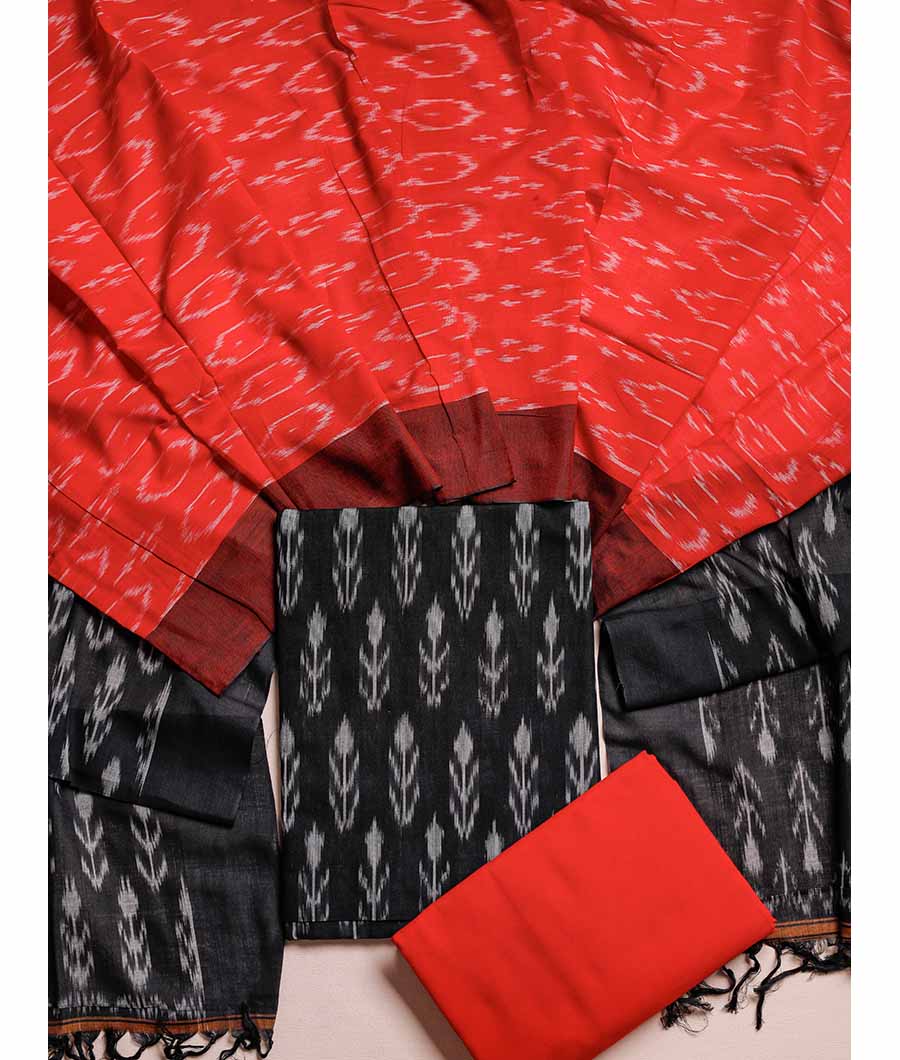 PURE MERCERIZED IKAT SUIT SET