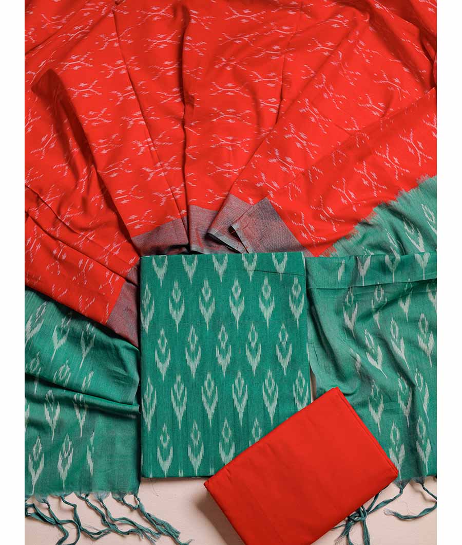 PURE MERCERIZED IKAT SUIT SET