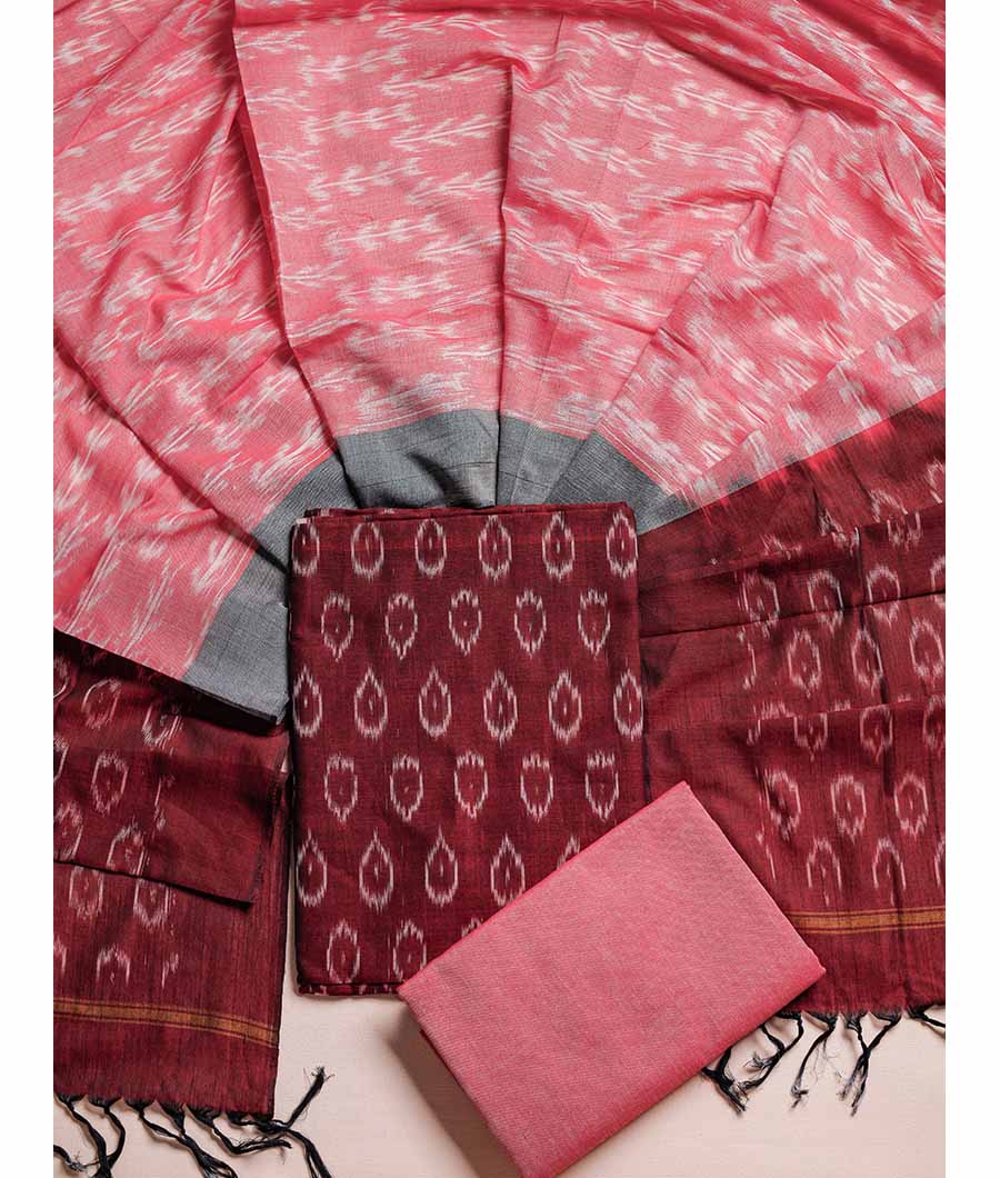 PURE MERCERIZED IKAT SUIT SET