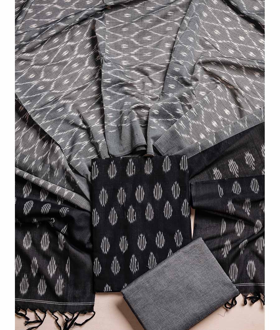 PURE MERCERIZED IKAT SUIT SET