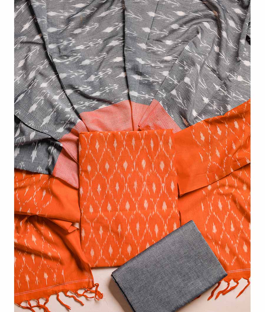 PURE MERCERIZED IKAT SUIT SET