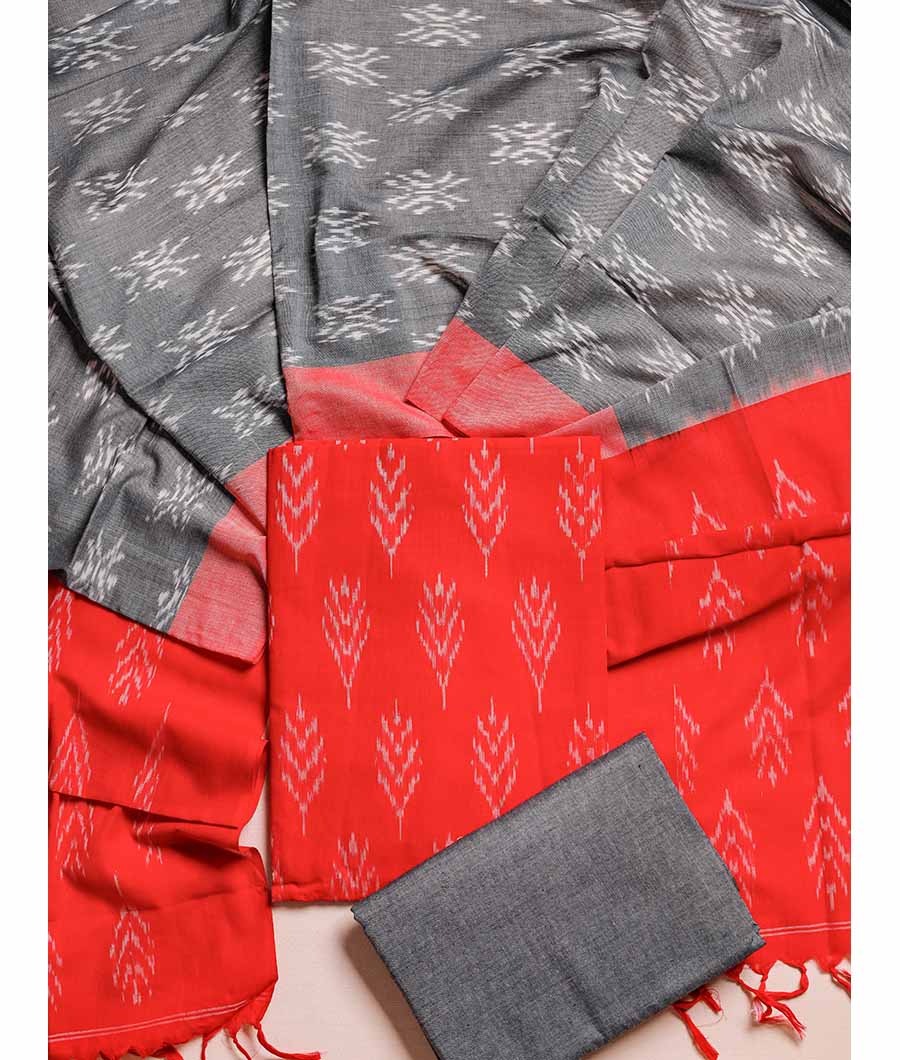 PURE MERCERIZED IKAT SUIT SET