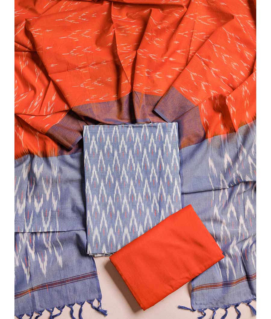 PURE MERCERIZED IKAT SUIT SET