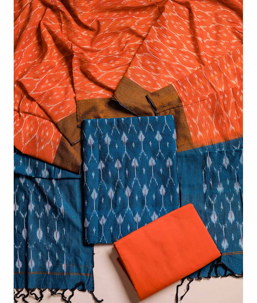 PURE MERCERIZED IKAT SUIT SET