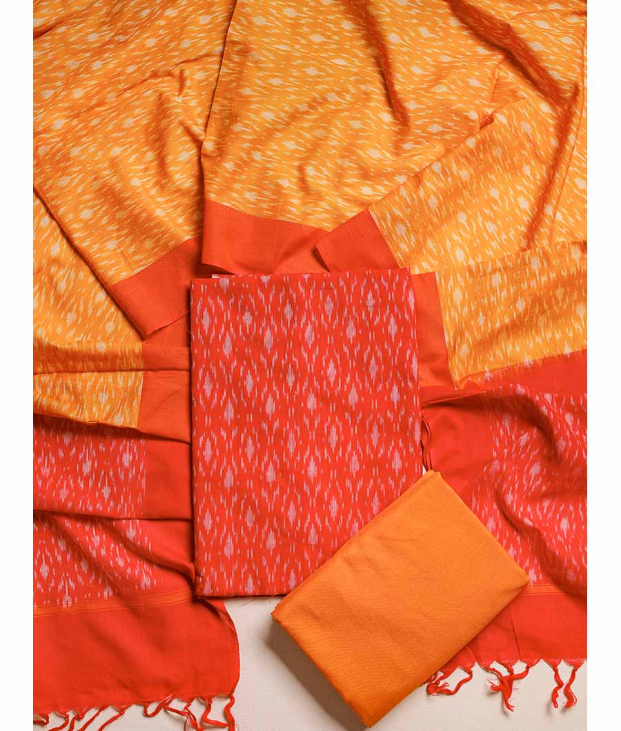 PURE MERCERIZED IKAT SUIT SET
