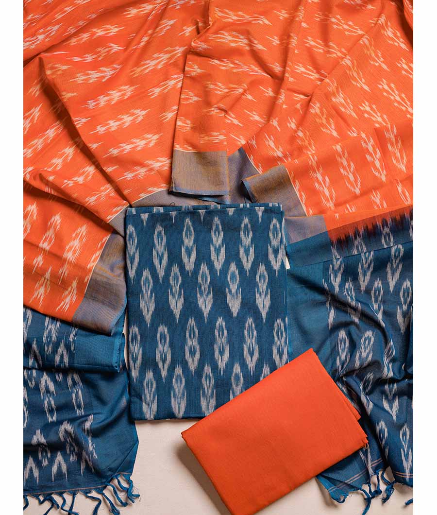 PURE MERCERIZED IKAT SUIT SET