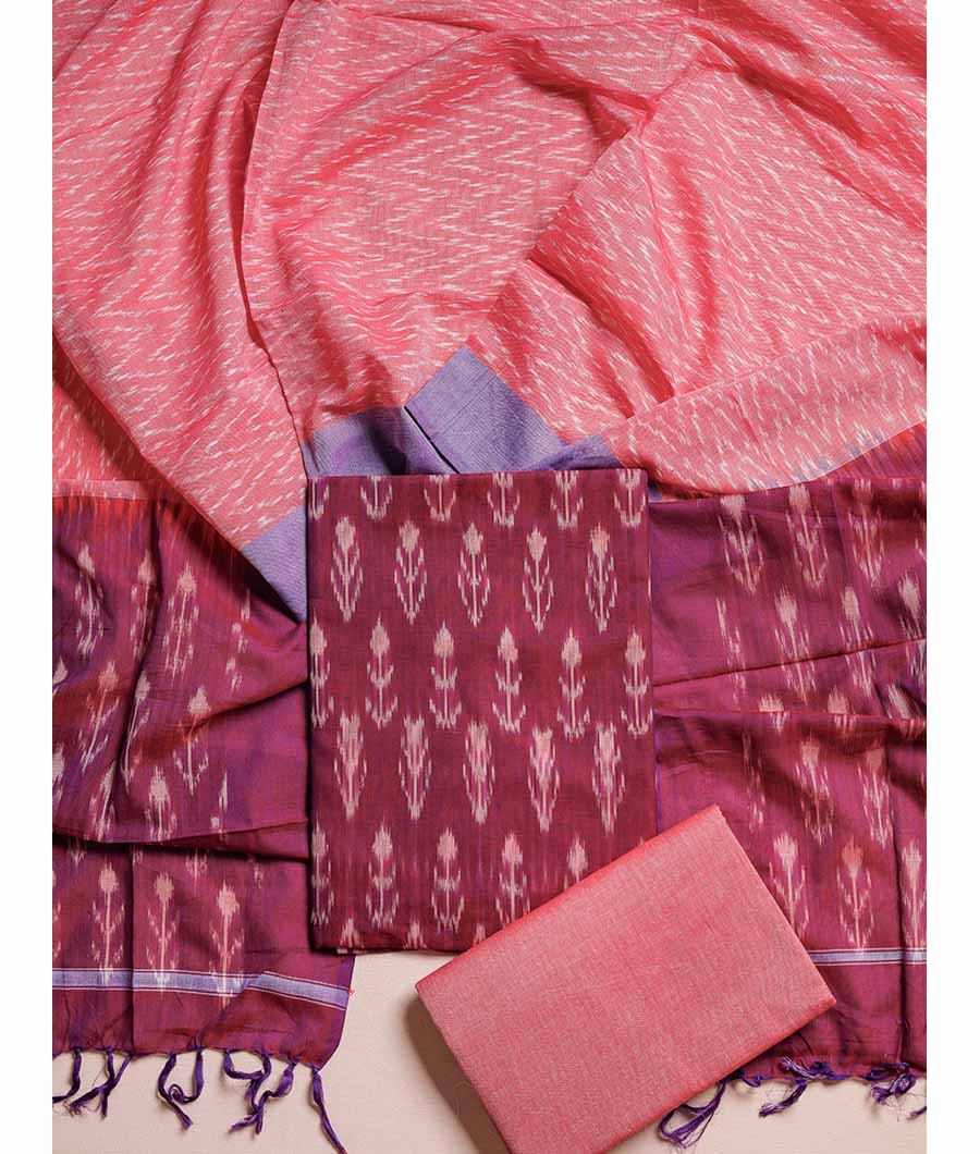PURE MERCERIZED IKAT SUIT SET