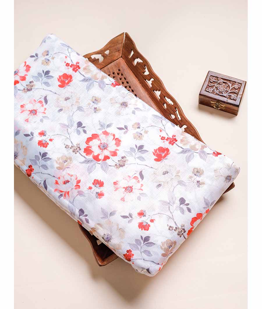 COTTON LINEN PRINTED FABRIC