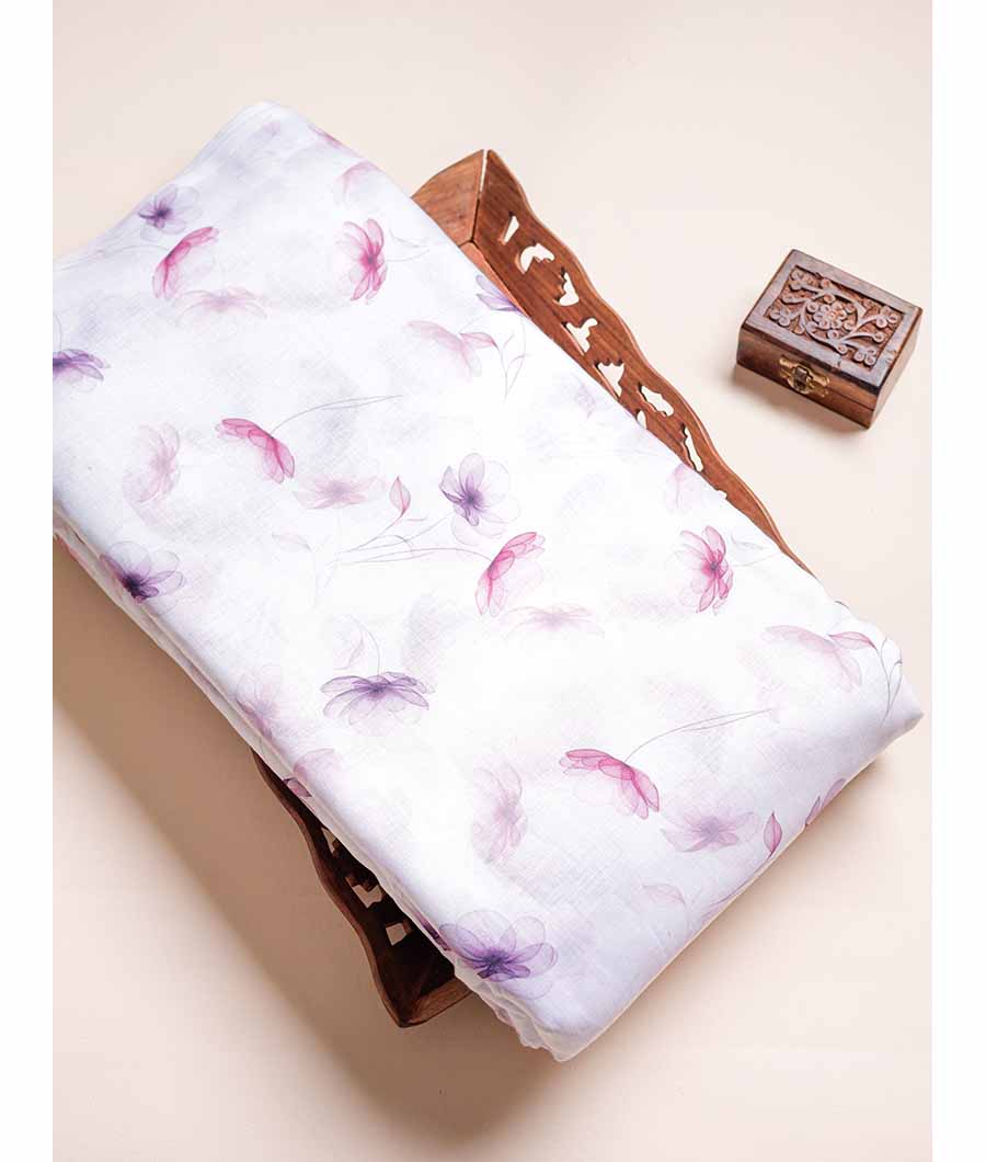 COTTON LINEN PRINTED FABRIC