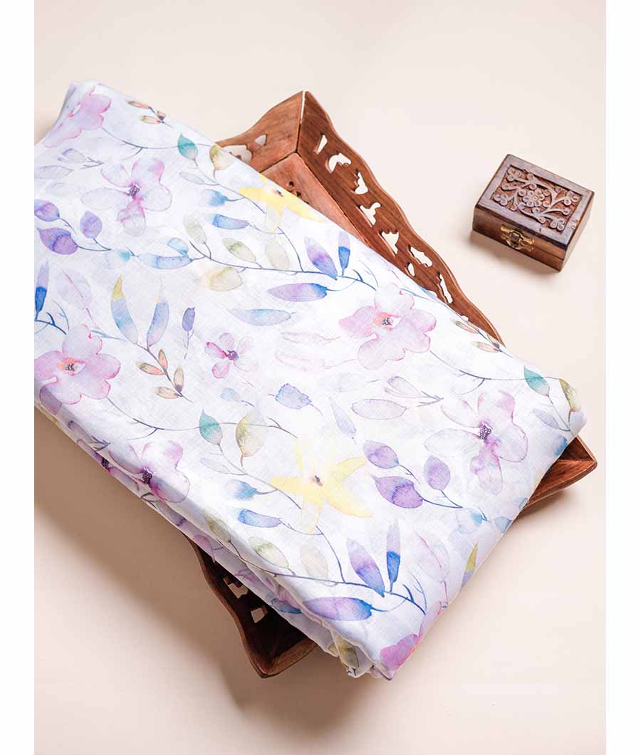 COTTON LINEN PRINTED FABRIC