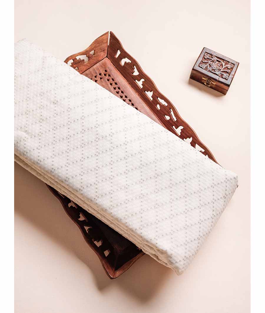 COTTON JACQUARD WOVEN FABRIC