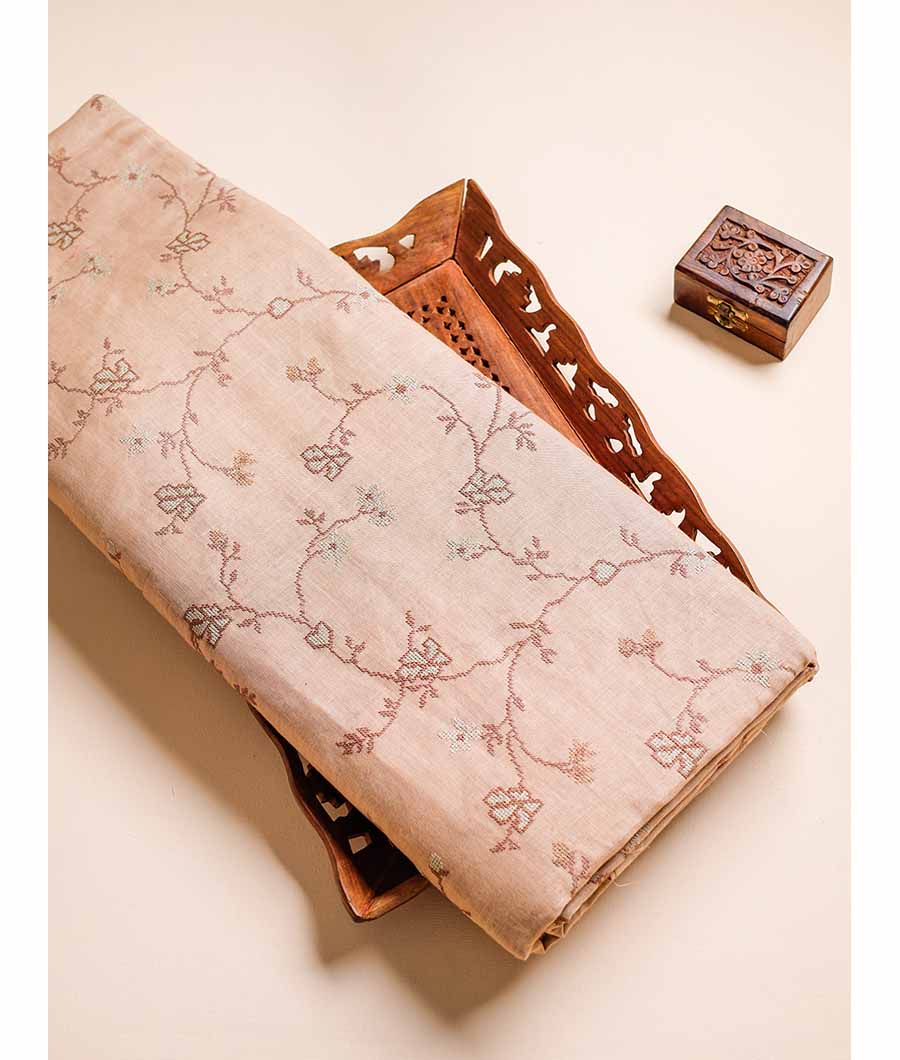 PURE LINEN EMBROIDERED FABRIC