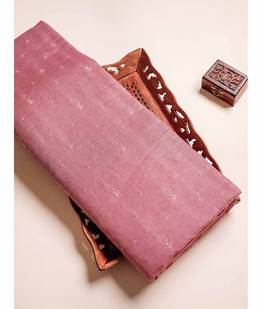 PURE LINEN EMBROIDERED FABRIC