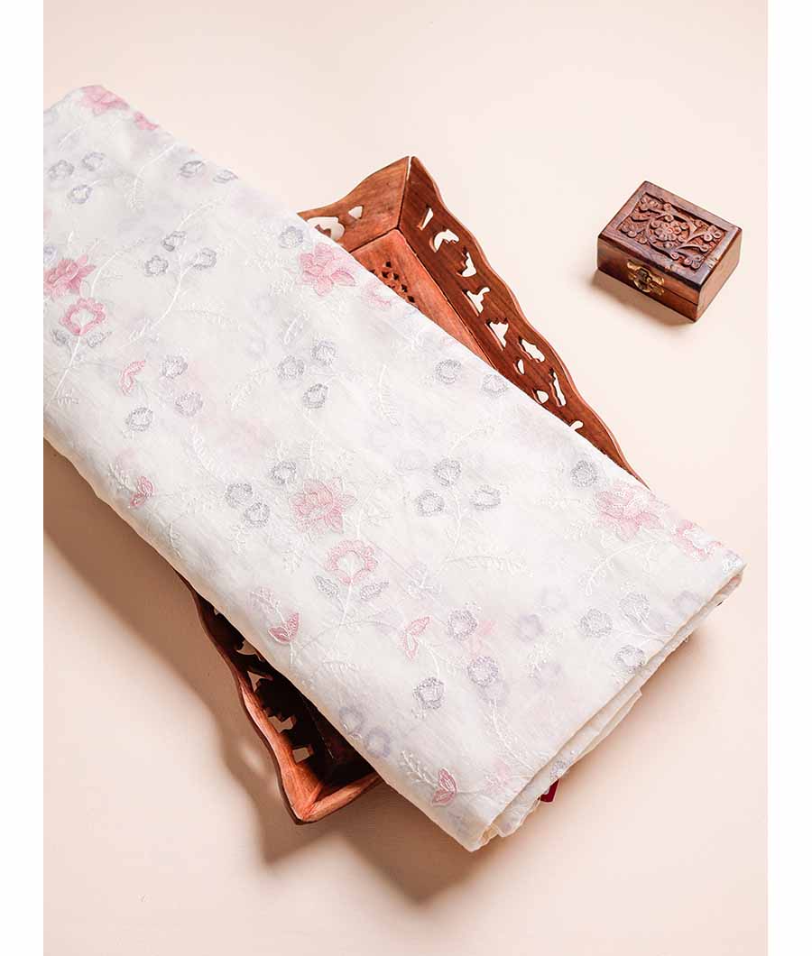 PURE LINEN EMBROIDERED FABRIC