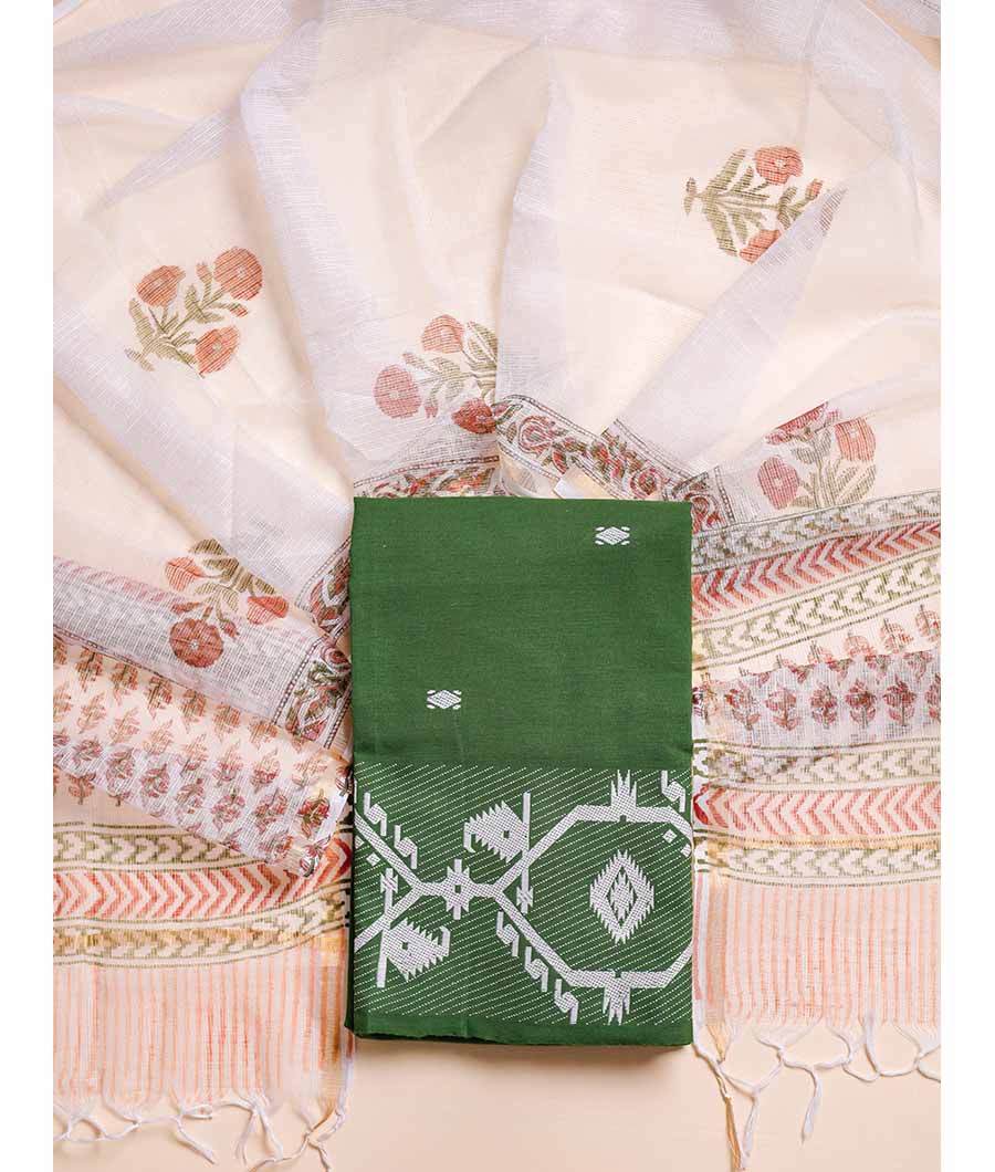 PURE JAMDHANI COTTON 2 PIECE SET