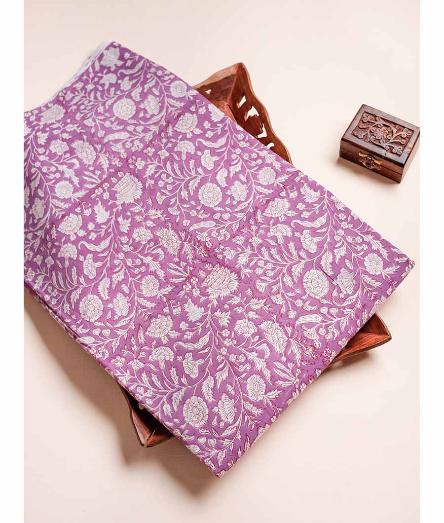 PURE COTTON HANDBLOCK PRINTED FABRIC