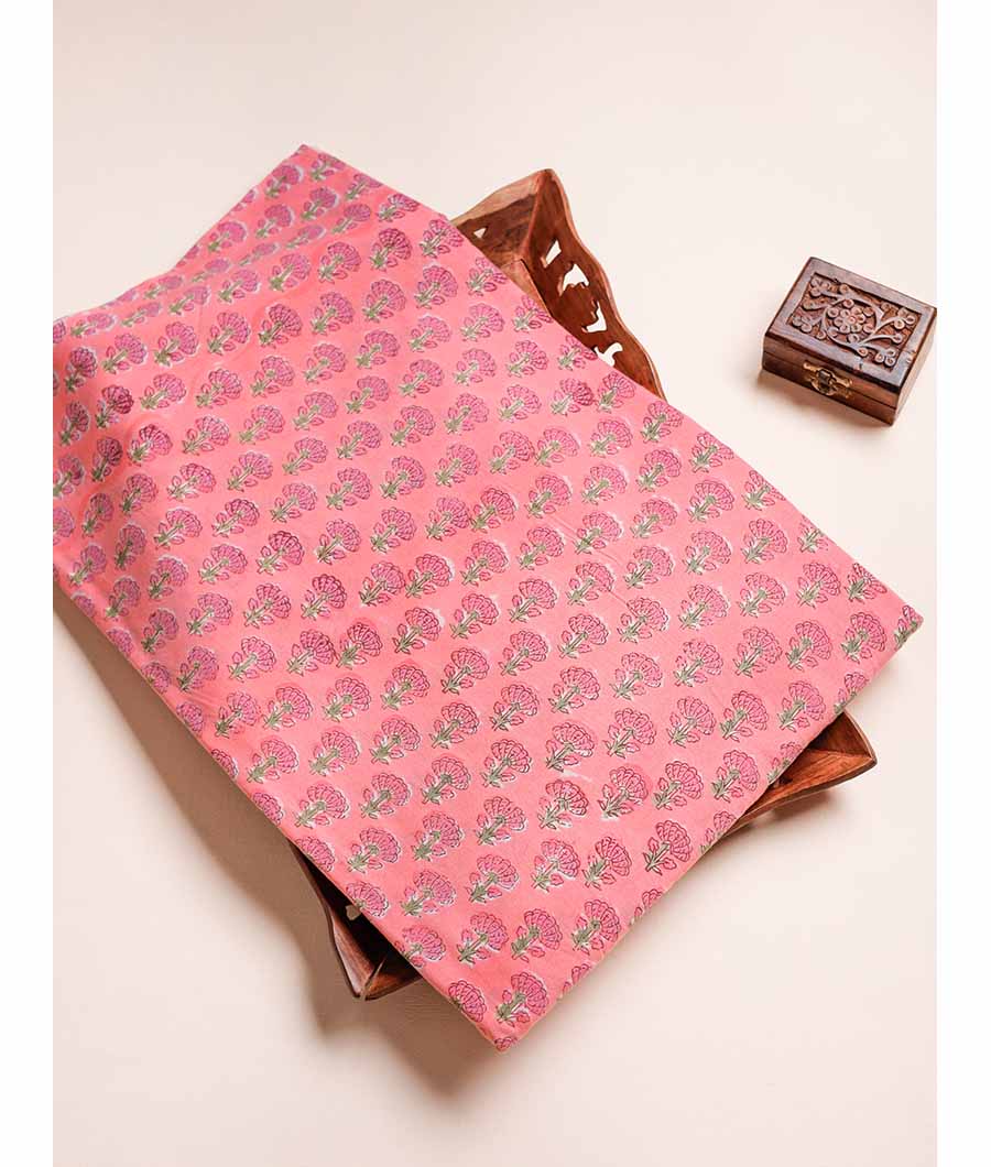PURE COTTON HANDBLOCK PRINTED FABRIC