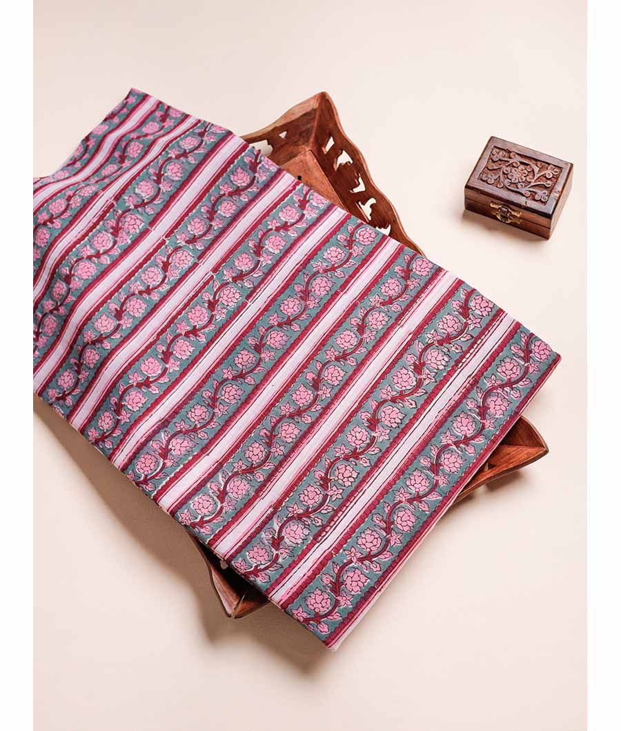 PURE COTTON HANDBLOCK PRINTED FABRIC