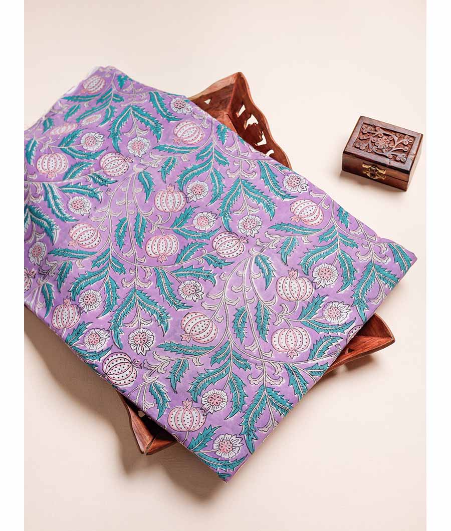 PURE COTTON HANDBLOCK PRINTED FABRIC