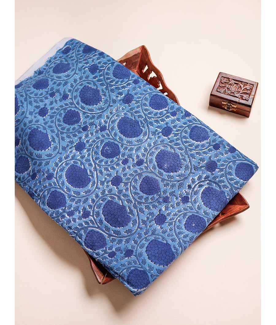 PURE COTTON HANDBLOCK PRINTED FABRIC