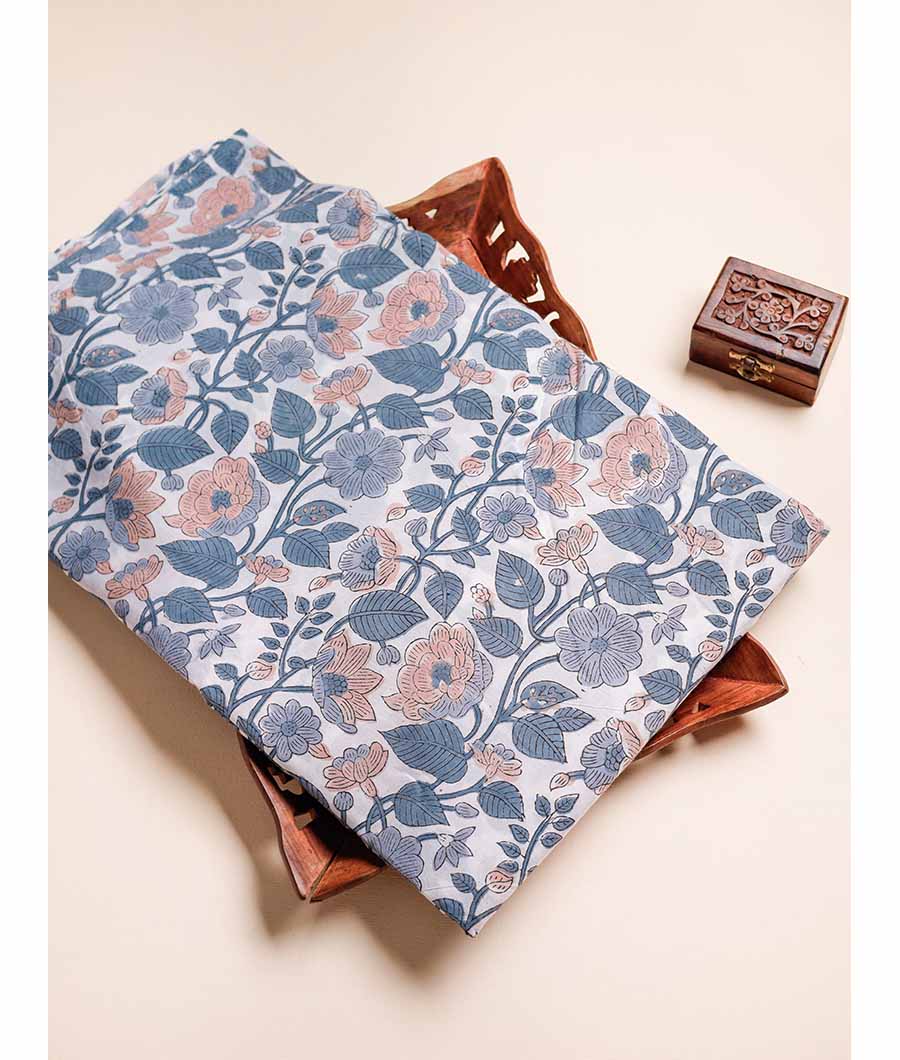 PURE COTTON HANDBLOCK PRINTED FABRIC