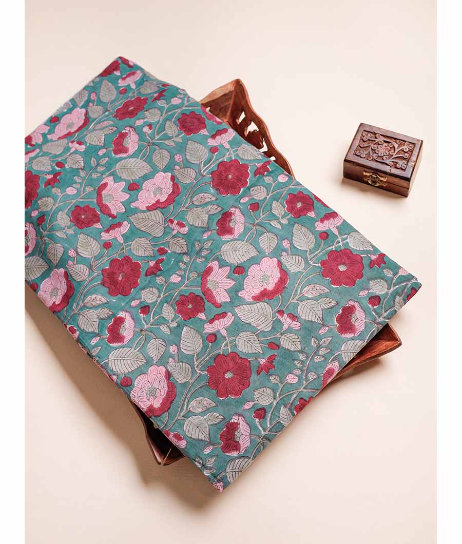 PURE COTTON HANDBLOCK PRINTED FABRIC