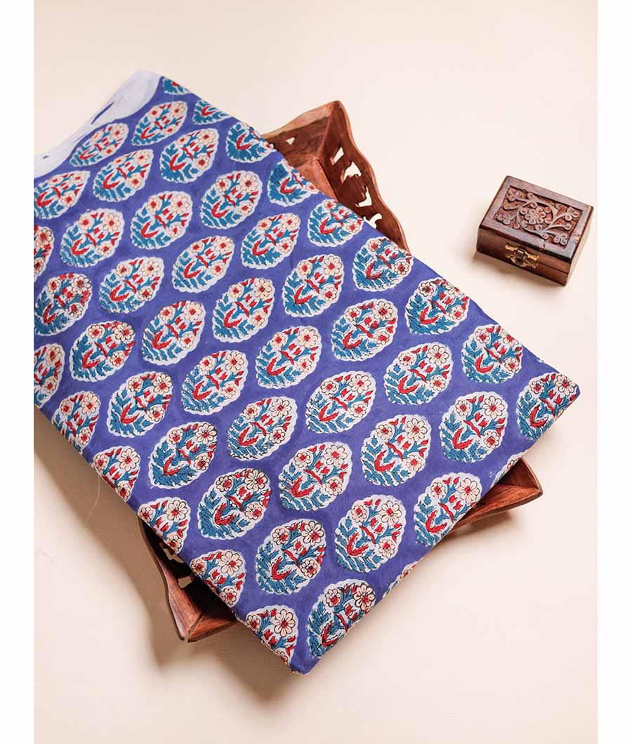 PURE COTTON HANDBLOCK PRINTED FABRIC