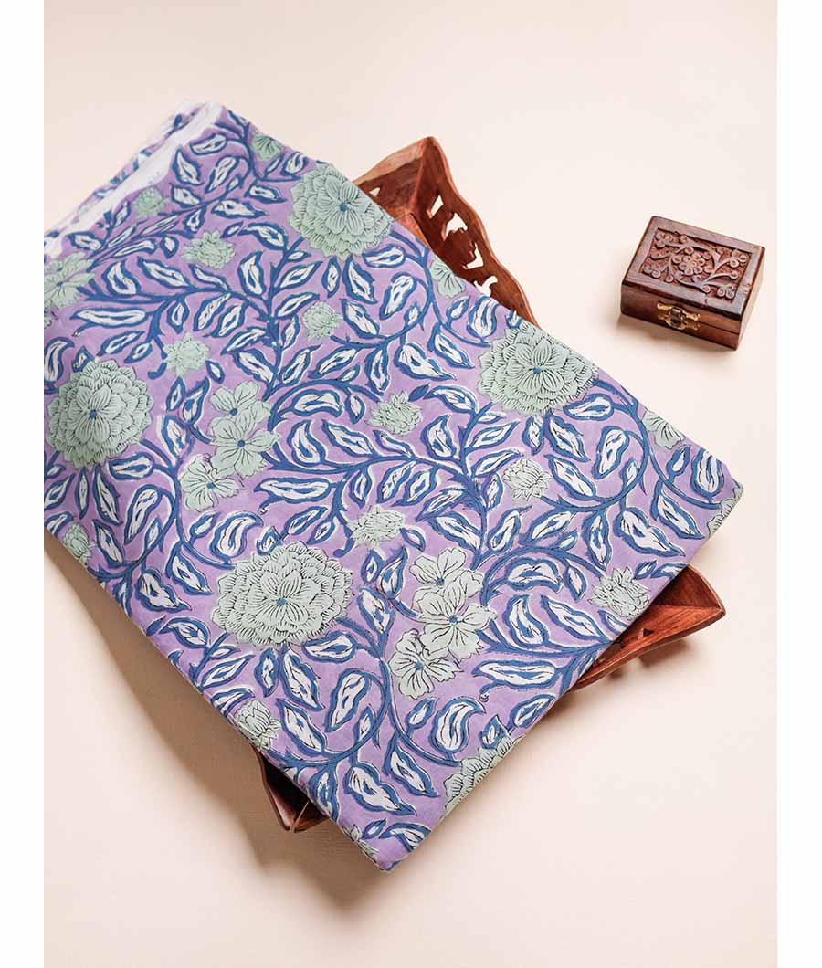 PURE COTTON HANDBLOCK PRINTED FABRIC