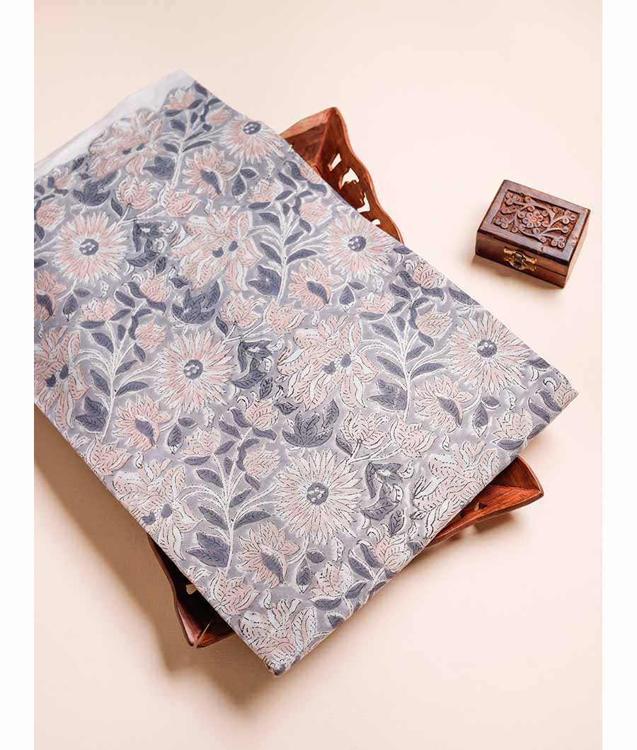 PURE COTTON HANDBLOCK PRINTED FABRIC