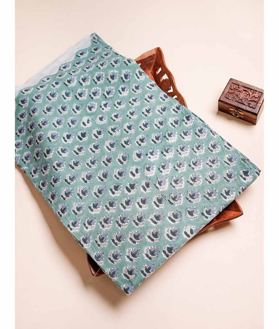 PURE COTTON HANDBLOCK PRINTED FABRIC
