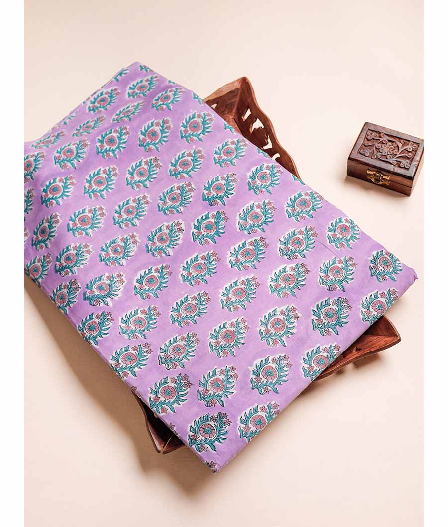 PURE COTTON HANDBLOCK PRINTED FABRIC