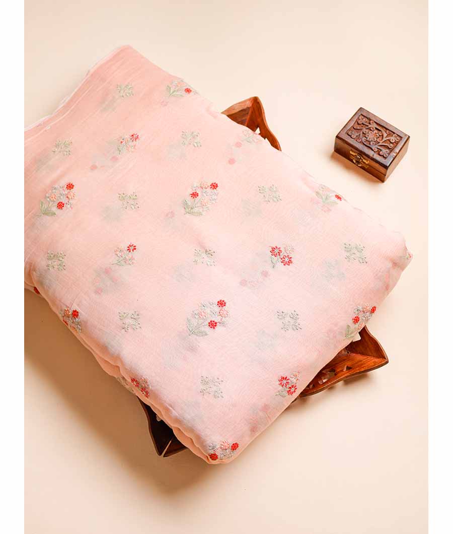 PURE MALAI SILK CHANDERI FABRIC