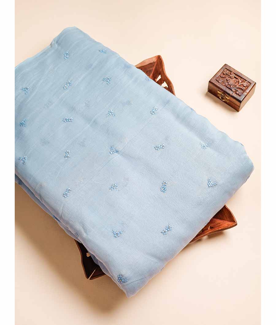 PURE MALAI SILK CHANDERI FABRIC