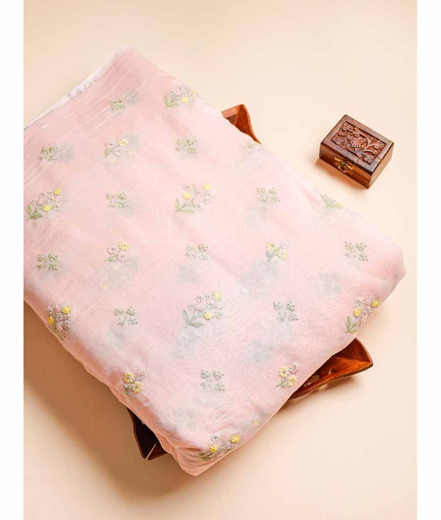 PURE MALAI SILK CHANDERI FABRIC