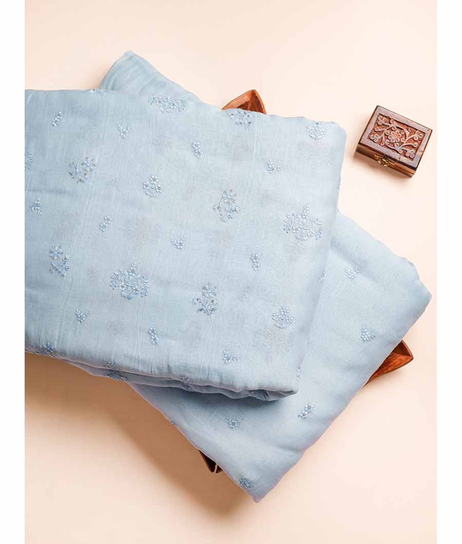 PURE MALAI CHANDERI FABRIC