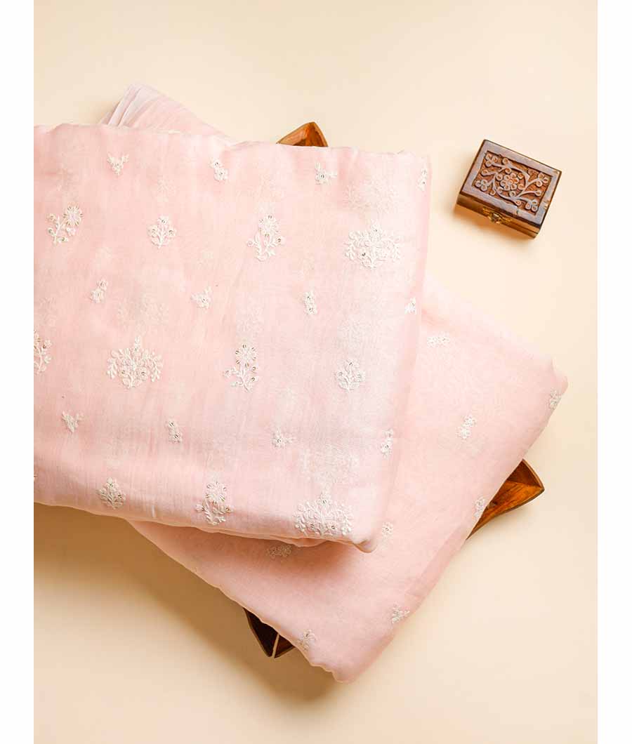 PURE MALAI CHANDERI FABRIC