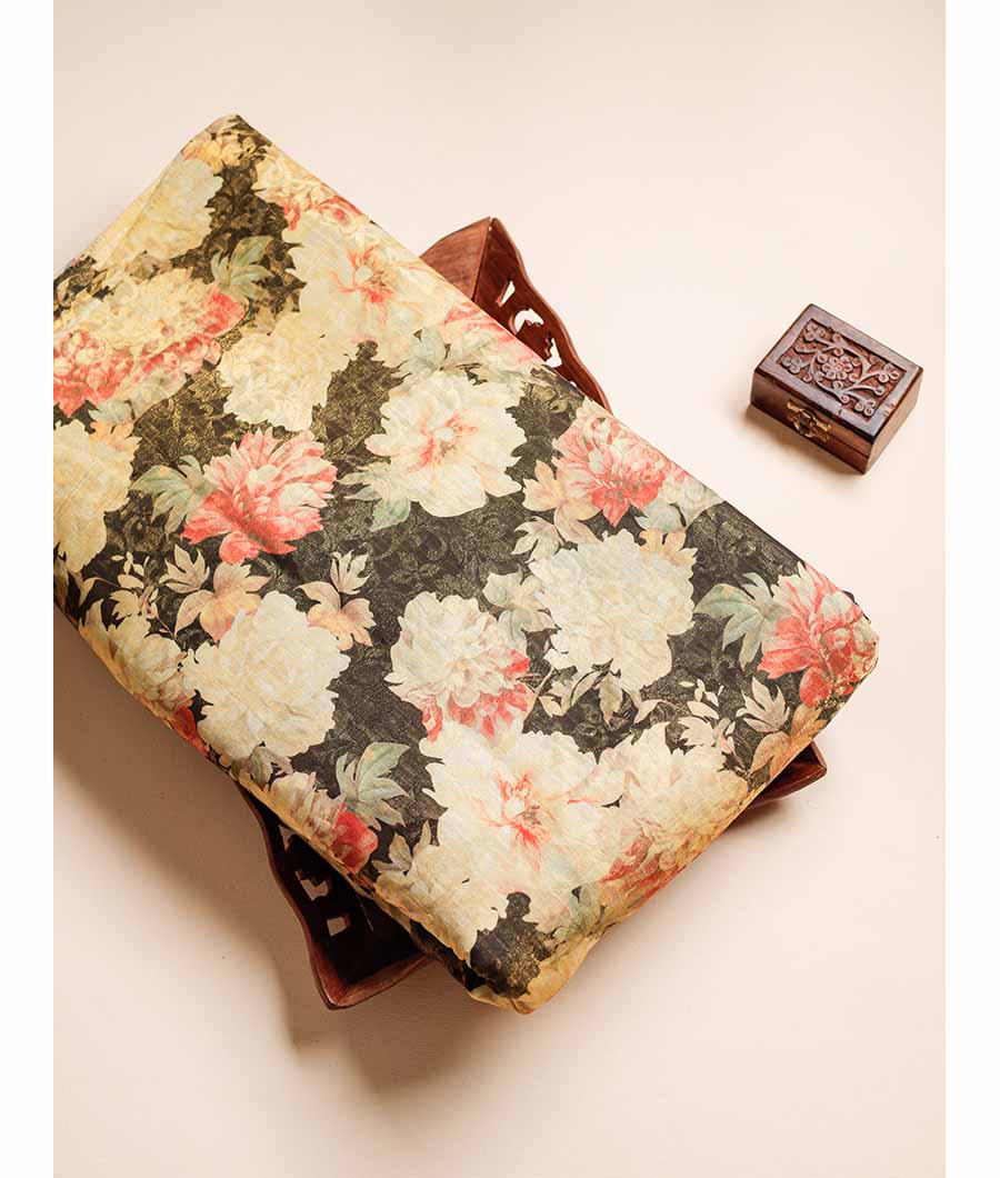 PURE VISCOSE JACQUARD SILK FABRIC