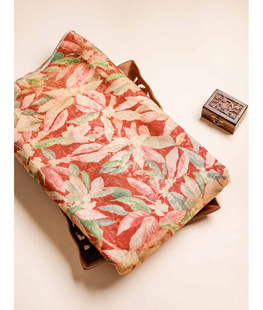 PURE VISCOSE JACQUARD SILK FABRIC