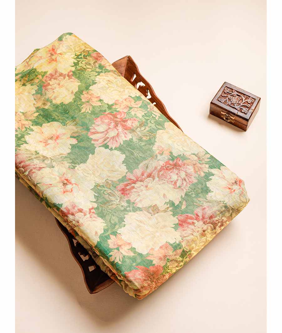 PURE VISCOSE JACQUARD SILK FABRIC