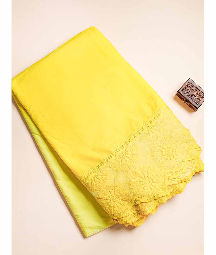 CHANDERI LACE BORDER FABRIC