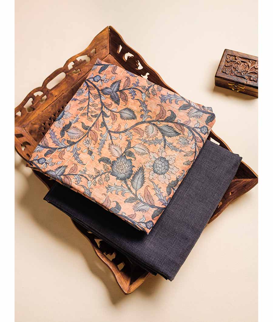 KALAMKARI CHANDERI MIX & MATCH