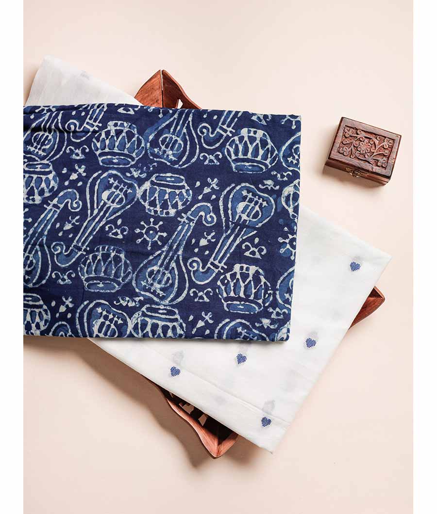 COTTON INDIGO HAND BLOCK MIX & MATCH
