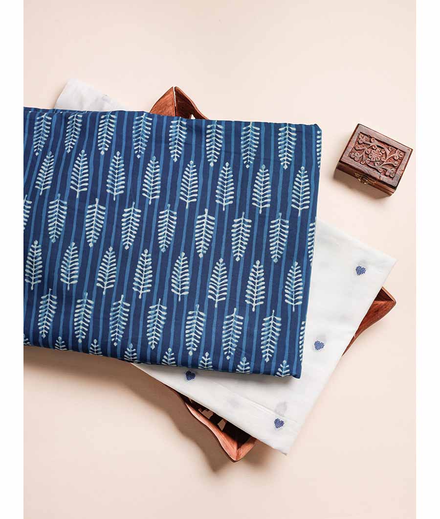 COTTON INDIGO HAND BLOCK MIX & MATCH