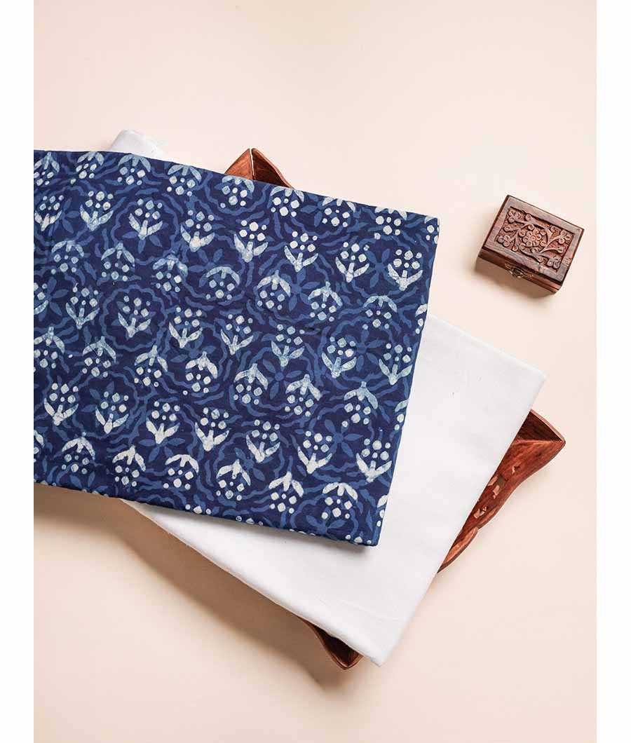COTTON INDIGO HAND BLOCK MIX & MATCH