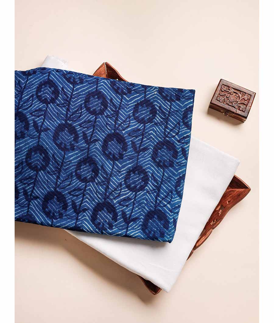 COTTON INDIGO HAND BLOCK MIX & MATCH