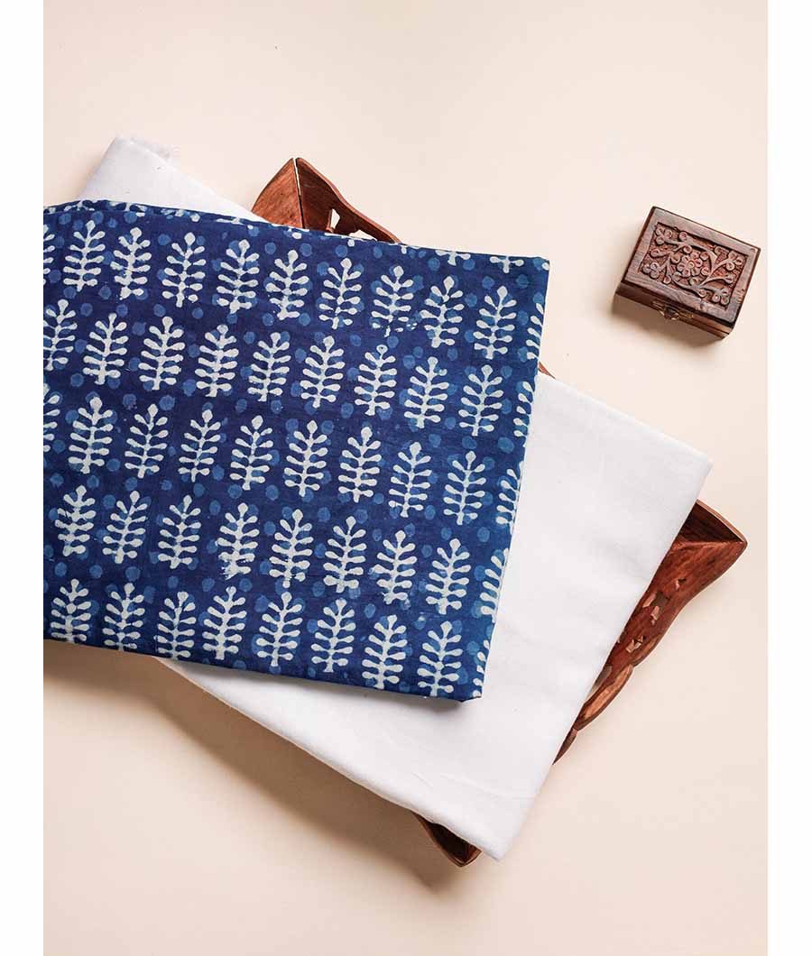 COTTON INDIGO HAND BLOCK MIX & MATCH