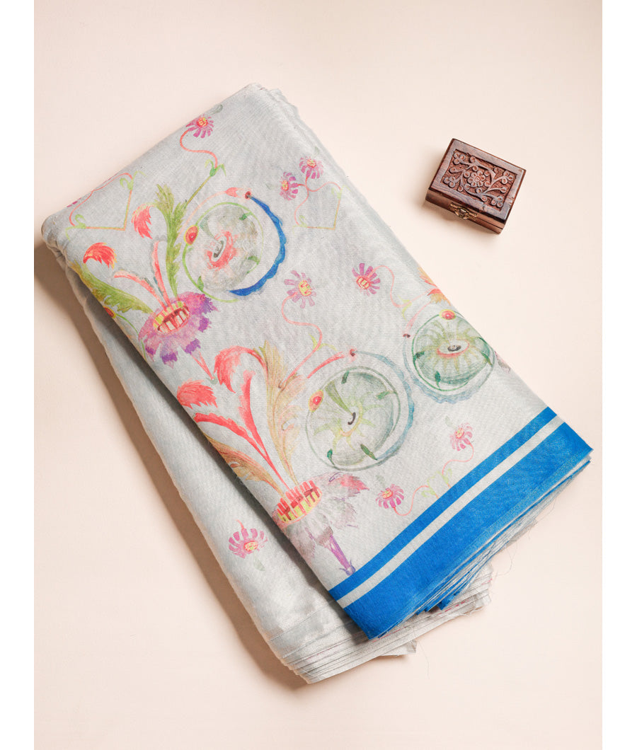 SILK PRINTED FABRIC