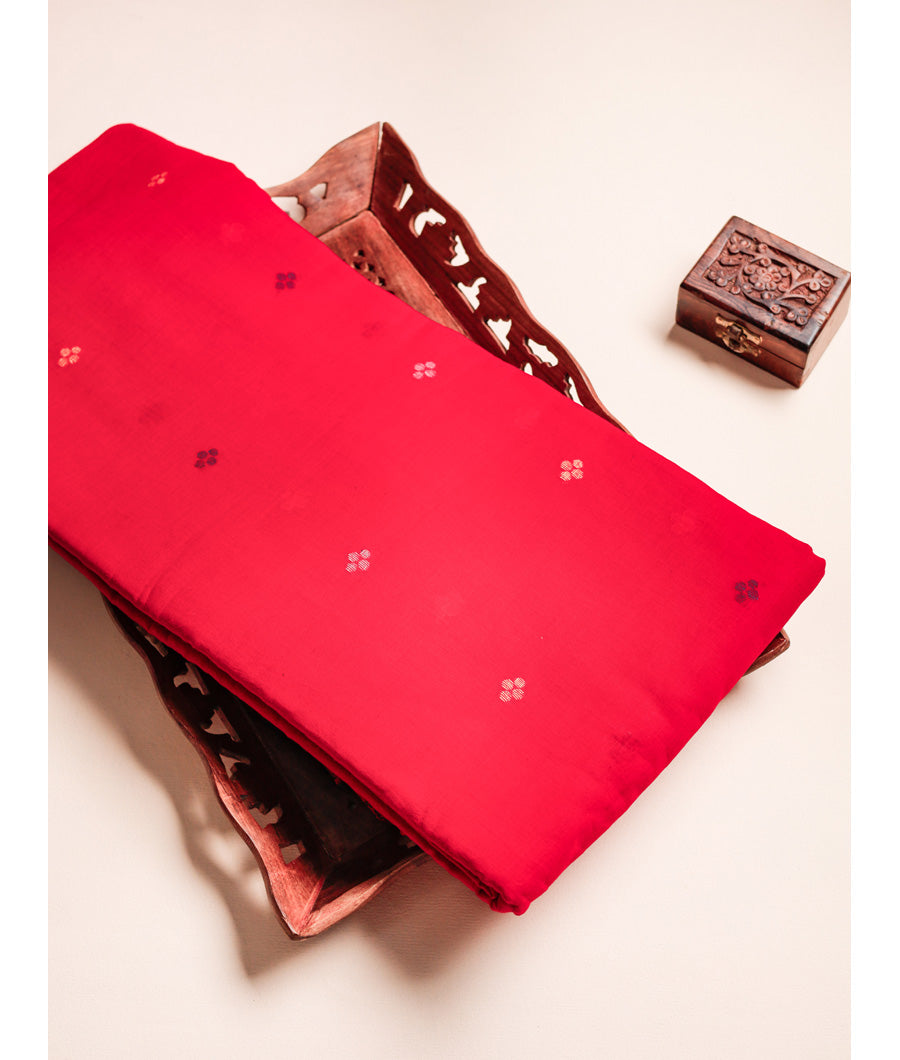 PURE MUL COTTON BENGAL JAMDHANI WOVEN FABRIC